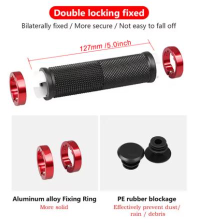 Mountain Bike Grips Black